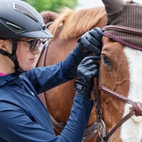 PRO-RIDING GLOVES dámské jazdecké rukavice čierna