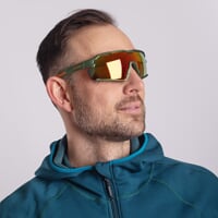 PULSAR ORG-R KHK/ORG CASE športové okuliare khaki mat/oranžová