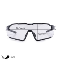 PULSAR PHC BLK CASE fotochromatické okuliare čierna lesk