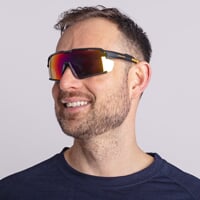 PULSAR RBW-R BLK/YLW CASE športové okuliare čierna mat/piesková