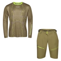 Set ARMAGEDON + GENIUS BIKE SHORTS zelená