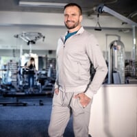 Set SYMBOL JKT +  PANTS MEN civý melír