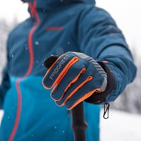 SNOWSPORT GLOVES  tm.modrá/kari