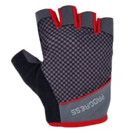 SOLAR MITTS cyklistické rukavice bez prstov čierna/červená
