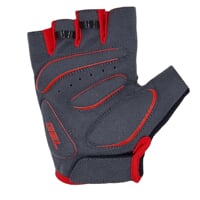 SOLAR MITTS cyklistické rukavice bez prstov čierna/červená