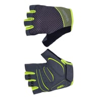 SOLAR MITTS cyklistické rukavice bez prstov olivová/limetka