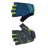 SOLAR MITTS cyklistické rukavice bez prstov petrol/limetka