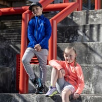 DT TISPA JUNIOR dievčenská mikina lososová