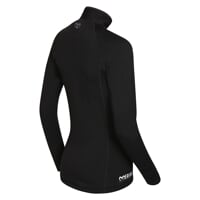 TISPA ZIP MERINO dámská funkční sportovní mikina černá