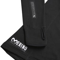TISPA ZIP MERINO dámská funkční sportovní mikina černá