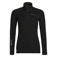 TISPA ZIP MERINO dámská funkční sportovní mikina černá