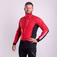 TONALE pánská bunda na kolo červená/černá
