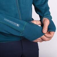 TOREZ MERINO HOODY pánská funkční mikina s kapucí zelená
