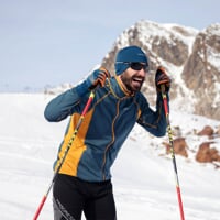 TS TOREZ pánska športová mikina modrošedá/kari