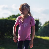 UNO "WORLD" detské bambusové tričko ružová