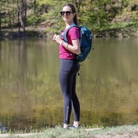 VELOCITA dámské outdoorové legíny černá