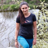 VINKA "MOUNTAINS" dámske merino tričko sivý melír
