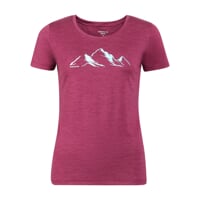VINKA "MOUNTAINS" dámske merino tričko ostružinová