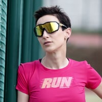 VORTEX GLD-R BLK sportovní sluneční brýle černá lesk