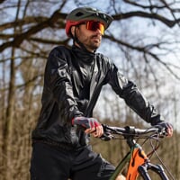 WINDY BIKE lehká cyklistická větrovka černá