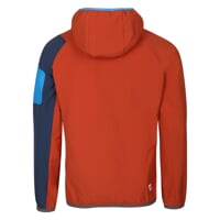 WOOLCRAFT MAN pánska bunda s merinom terakota/tm.modrá