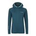 TISPA HOODY MERINO dámská funkční sportovní mikina s kapucí petrol